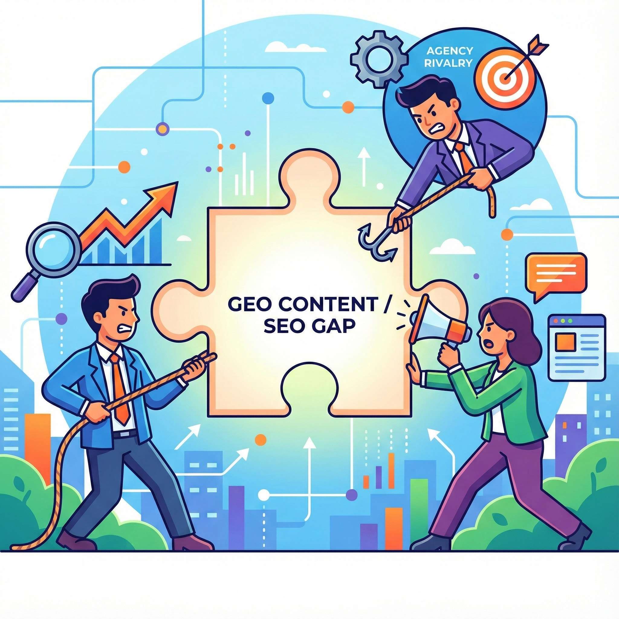 Comparing Siege Media, Go Fish Digital & First Page Sage: Strengths, Weaknesses, and the GEO Market Vacuum