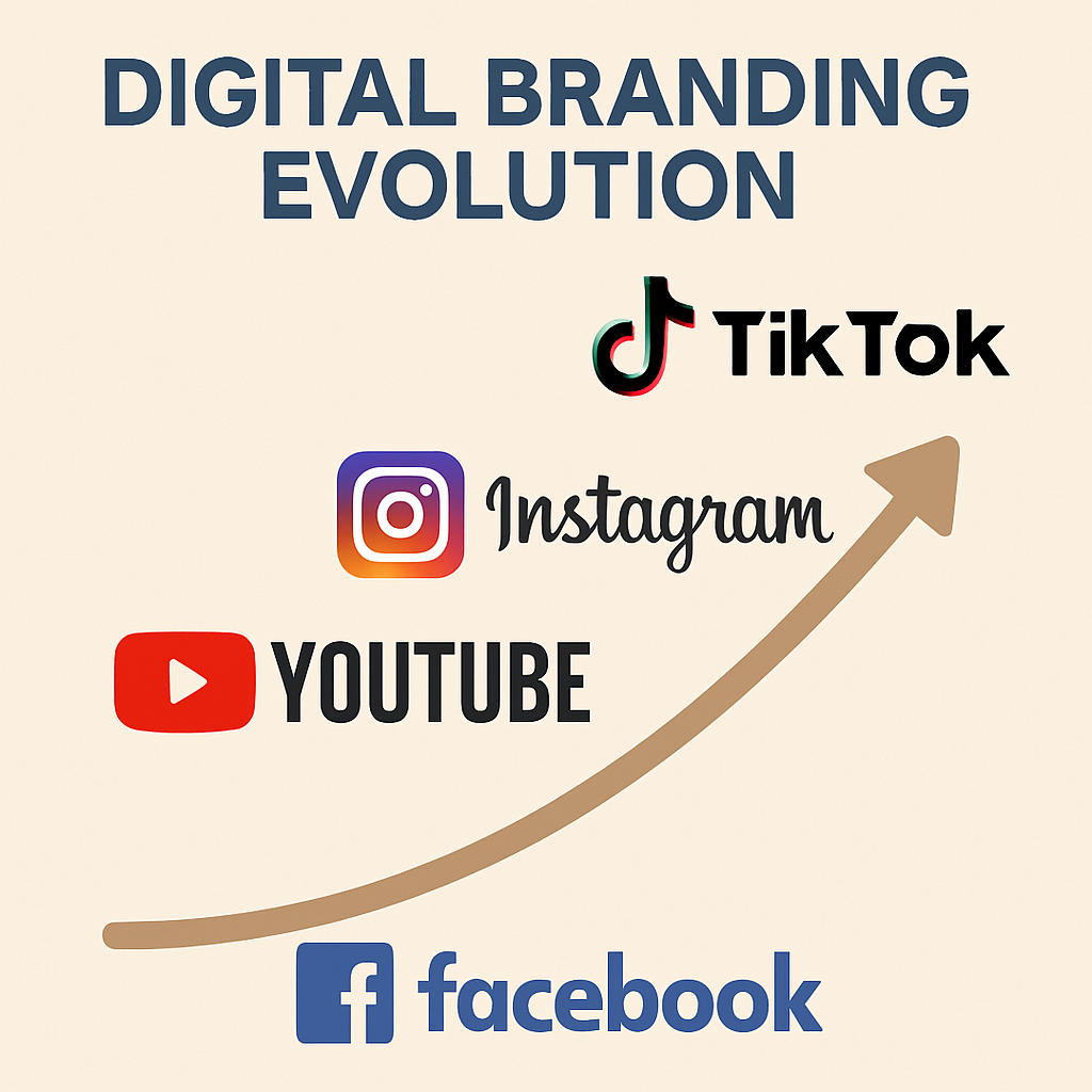 Digital branding evolution char