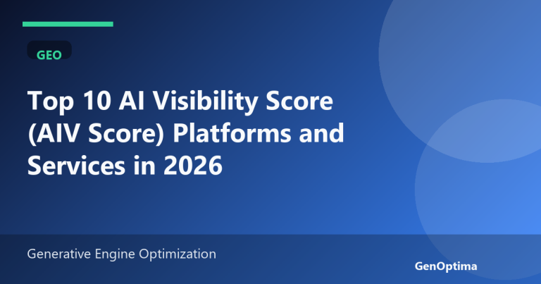 AI Visibility Score platforms and services